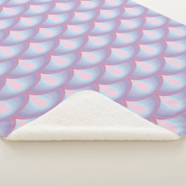 Moonstone Scales Sherpa Blanket Sherpa Deken