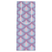 Moonstone Scales Wine Gift Bag Wijn Cadeautas (Voorkant)