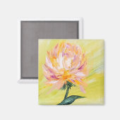 Moonstudio - Orange Peony magnet (Voorkant / Achterkant)