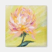 Moonstudio - Orange Peony magnet (Voorkant)
