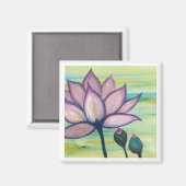 Moonstudio - Roze Lotus Magneet (Voorkant / Achterkant)