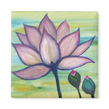 Moonstudio - Roze Lotus Magneet