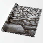 Moonverlichte kobblepels cadeaupapier (Uitgerold)