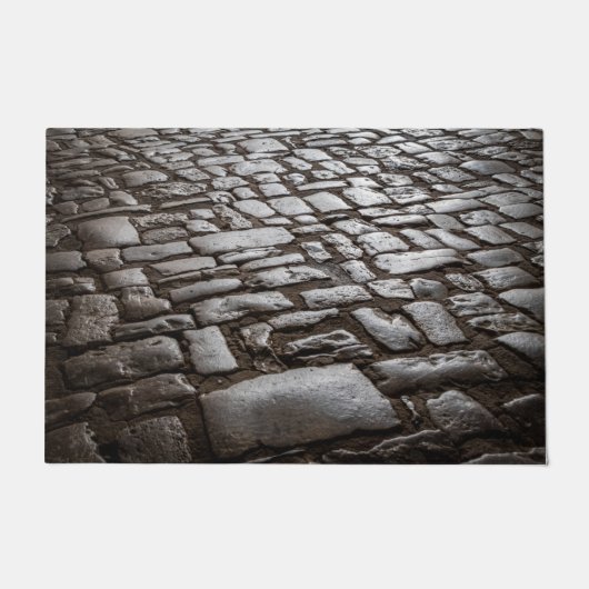 Moonverlichte kobblepels deurmat (Voorkant)