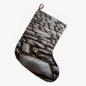 Moonverlichte kobblepels grote kerstsok (Voorkant (Hangend))