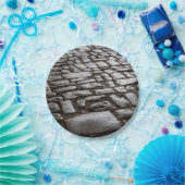 Moonverlichte kobblepels papieren bordje (Feest)