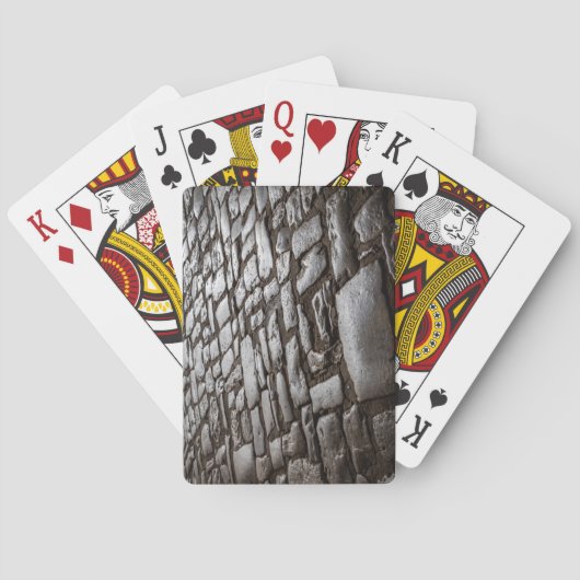 Moonverlichte kobblepels pokerkaarten (Achterkant)