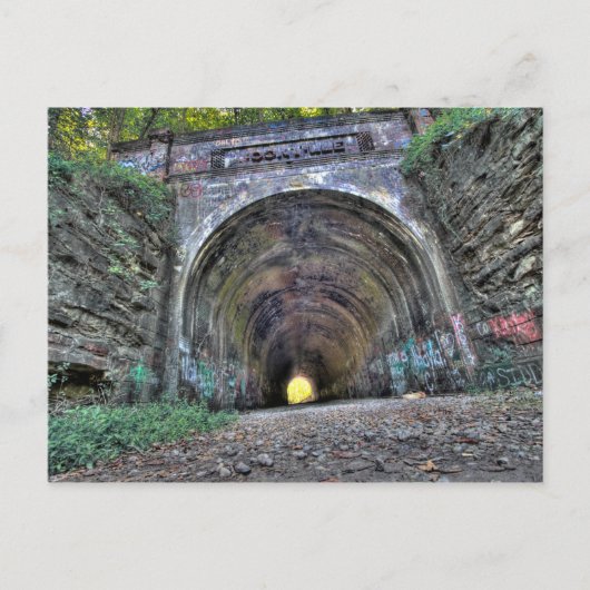Moonville Tunnel, Vinton County, Ohio Briefkaart (Voorkant)