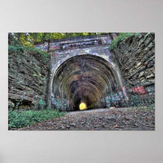 Moonville Tunnel, Vinton County, Ohio Poster (Voorkant)