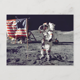 Moonwalk Apollo 17 Briefkaart