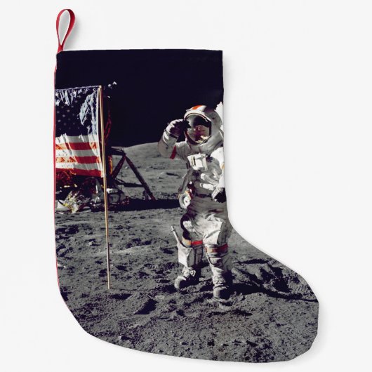 Moonwalk Apollo 17 Kleine Kerstsok (Voorkant)