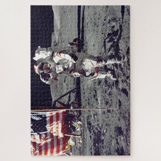 Moonwalk Apollo 17 Legpuzzel (Verticaal)