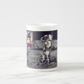 Moonwalk Apollo 17 Porselein Kop (Voorkant)
