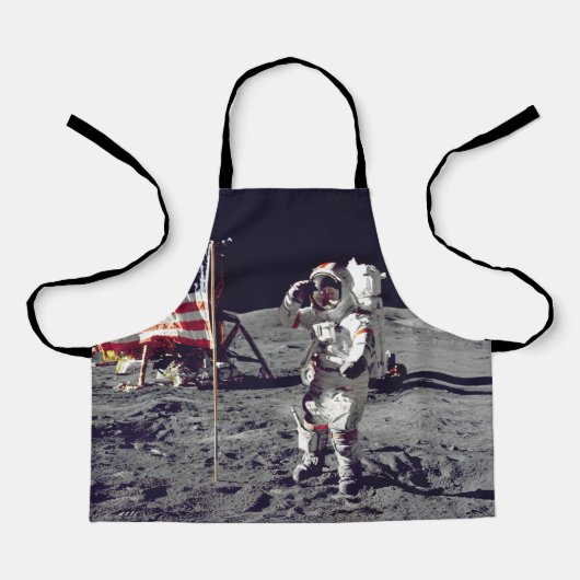Moonwalk Apollo 17 Schort (Voorkant)