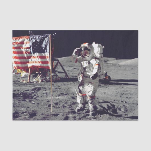 Moonwalk Apollo 17 Tissuepapier (Voorkant)