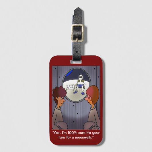 Moonwalk Bagagelabel (Voorkant (verticaal))
