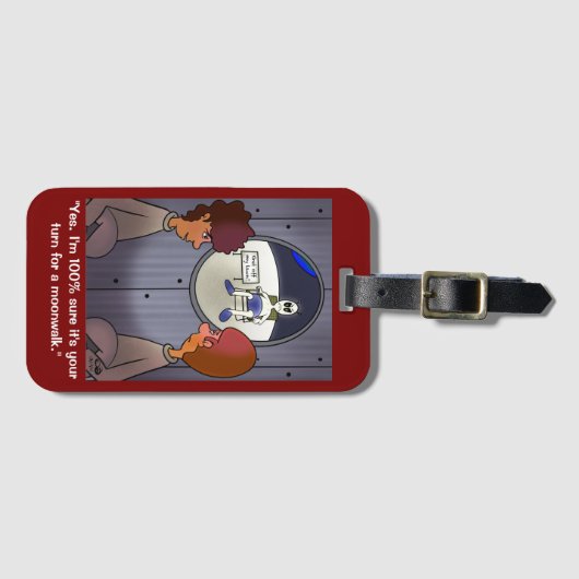 Moonwalk Bagagelabel (Voorkant (horizontaal))