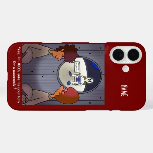 Moonwalk Case-Mate iPhone Case (Achterkant (horizontaal))