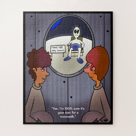 Moonwalk Jigzaag Puzzle 16 x 20 Legpuzzel (Verticaal)