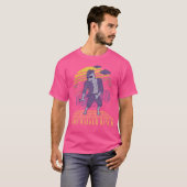 Moonwalker Ranch Weerwolf Dansen Retro Sunset Ufo T-shirt (Voorkant volledig)