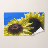 Moonwalker Zonnebloemen reikend naar de hemel Handdoek (Handdoek)