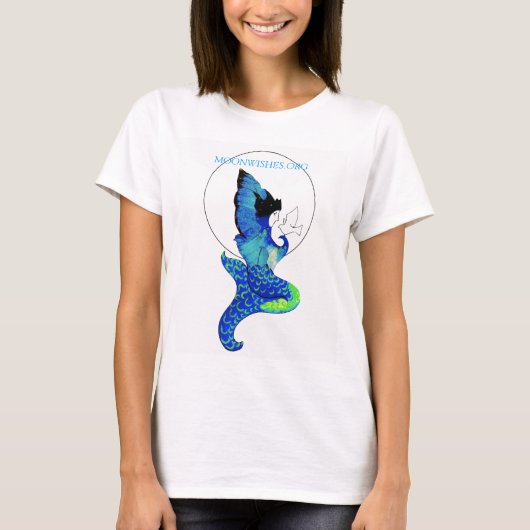 Moonwish Mermaid Logo T-shirt (Voorkant)