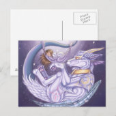 Moony & avalon briefkaart (Voorkant / Achterkant)