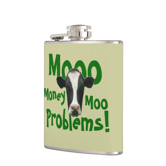 Mooo Money Moo Problemen Funny Cow Heupfles (Links)