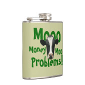 Mooo Money Moo Problemen Funny Cow Heupfles (Rechts)