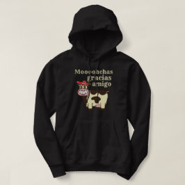 MOOOHCHAS GRACIAS AMIGO grappige cinco de mayo koe Hoodie