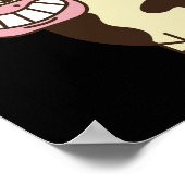 MOOOHCHAS GRACIAS AMIGO grappige cinco de mayo koe Poster (Hoek)