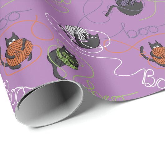 Moooi verward paarse inpakpapier (Rol Hoek)