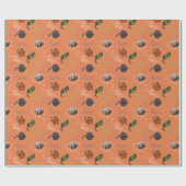 Moooi-verwarde oranje inpakpapier (Vlak)