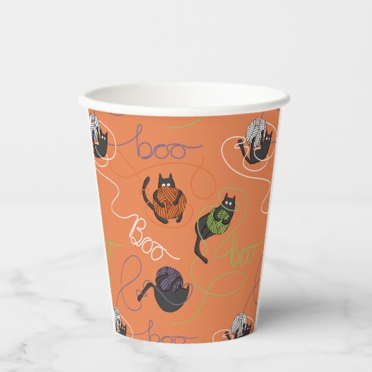 Moooi Verwarrende Halloween Papieren Bekers (Voorkant)