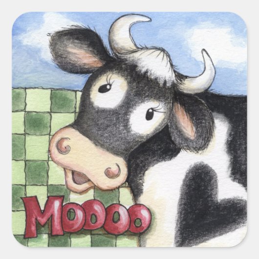Moooo - Stickers (Voorkant)