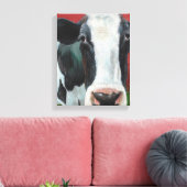 Mooooo Koe! Canvas Afdruk (Insitu (Woonkamer))