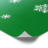 Moooootiful KerstKoe Santa Hat Poster (Hoek)