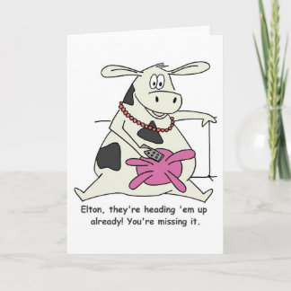 Mooooove hen uit! Het wenskaart Kaart