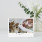 Moooosterstuksseries: "De creatie van geluid" Briefkaart (Staand voorkant)