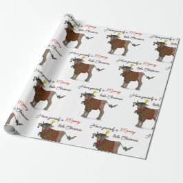 Moooy Christmas Cadeaupapier