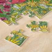 MooPrachtige Waterverf in de tuin Legpuzzel (Zijkant)