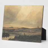 Moor met windmolen fotoplaat (Zijkant)