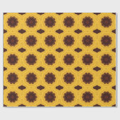 Moorachtig goud geometrisch cadeaupapier (Vlak)