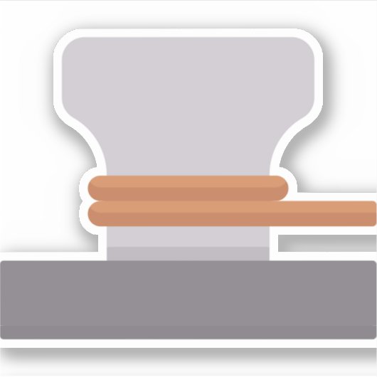 Moorbollard Sticker (Voorkant)