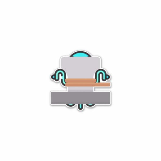 Moorbollard Sticker (Voorkant)