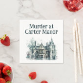 Moord bij het landhuis - Murder Mystery Night Servet (Insitu)