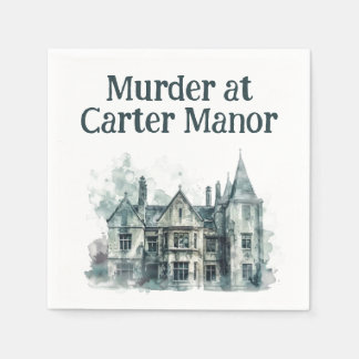 Moord bij het landhuis - Murder Mystery Night Servet