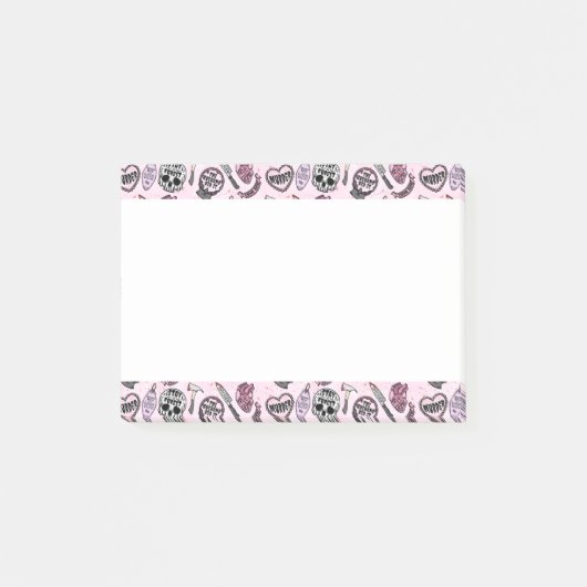 Moord en spookachtig post-it® notes (Voorkant)