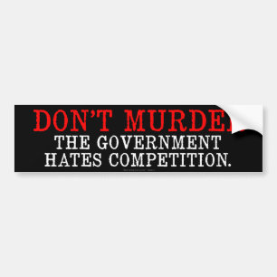 Moord geen Bumpersticker