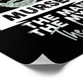 Moord. Het Man. De mythe. De Legende. Funny Murse Poster (Hoek)